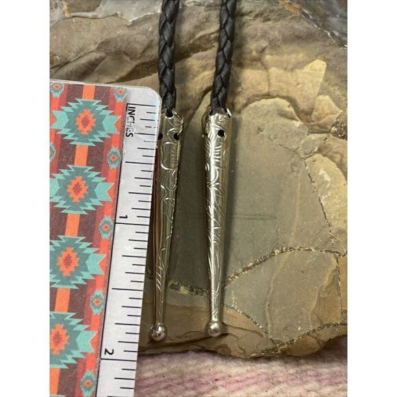 TURQUOISE BEAR SILVER BOLO LARIAT Y NECKLACE MENS WOMENS MOM DAD GIFT WESTERN - Picture 15 of 16